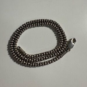 Silpada 16” Popcorn Sterling Silver Necklace